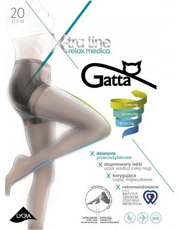 Pėdkelnės Gatta Bodis Relax Medica 20 den 2-4