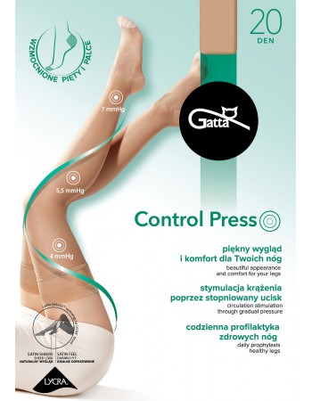 Kojinės Gatta Control Press 20 den