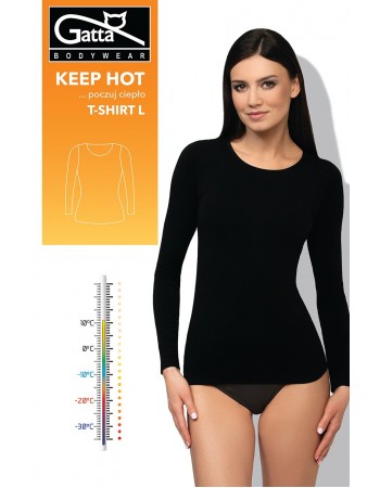 Marškinėliai Gatta 42077 T-Shirt Keep Hot Women S-XL